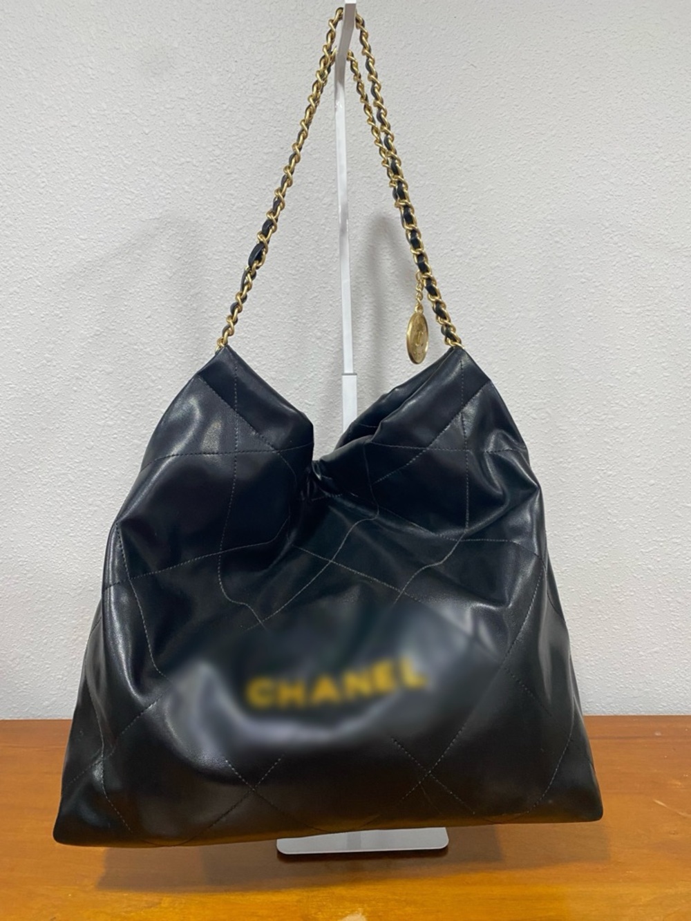Black Quilted Shoulder Hobo with Gold Chain Strap 💐Authenticity Not Guaranteed💐